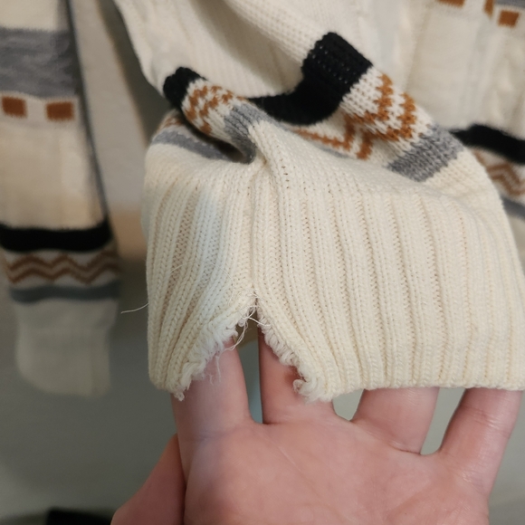 FINE LINE Vintage Knit Sweater Pullover XL - Picture 5 of 8